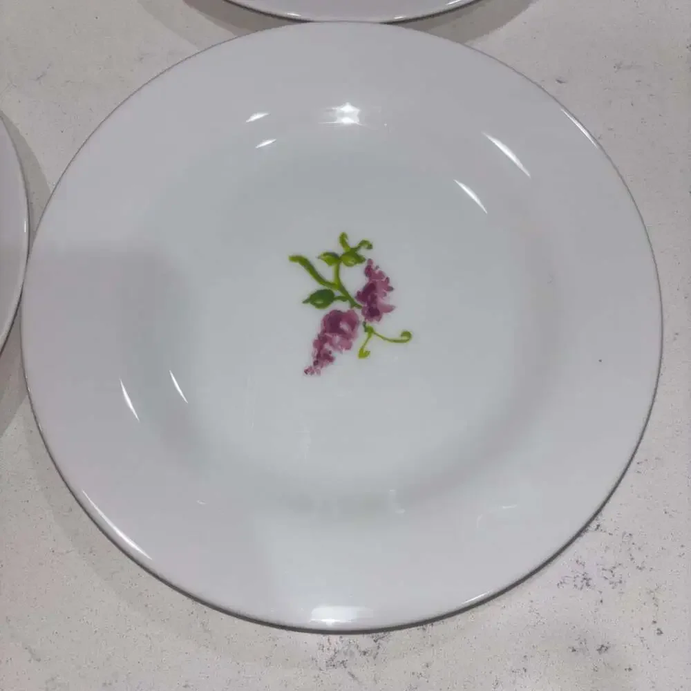 Pottery Barn Bloom Set of 6 Mixed Floral Salad Plates 8.5”